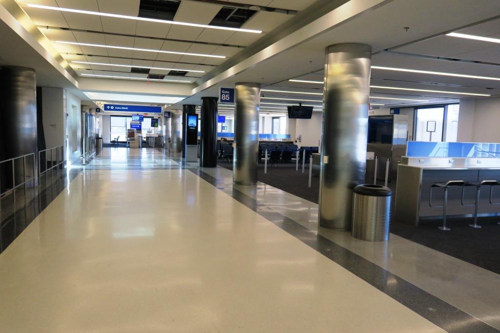 Aswork nears completion on United Airlines' $573 million renovation of Terminals 7/8, renovated waiting areas are reopening.